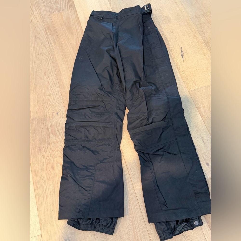 Solstice Black Womwns Zip Off Microshed Ski/Snowboard Pants
